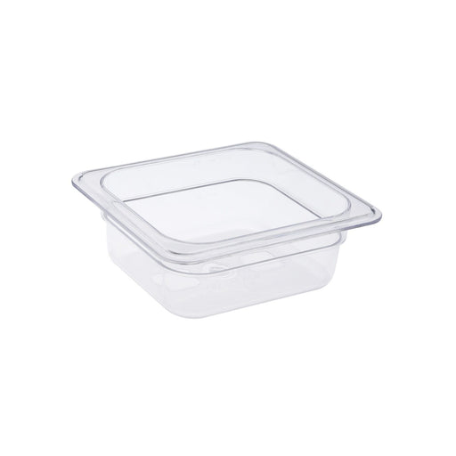 CAC China PCFP-S2 Polycarbonate Food Pan 1/6 Size 2-1/2-inches Depth