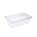 CAC China PCFP-T4 Polycarbonate Food Pan 1/3 Size 4-inches Depth