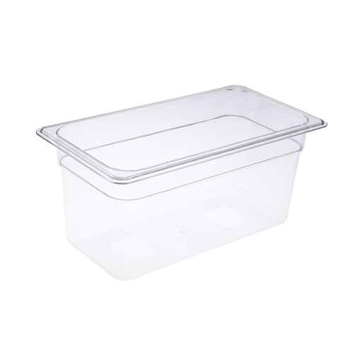 CAC China PCFP-T6 Polycarbonate Food Pan 1/3 Size 6-inches Depth