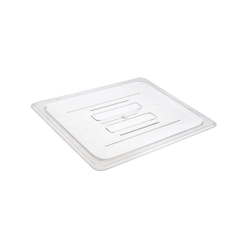 CAC China PCSD-HC Solid Polycarbonate Food Pan Cover Half Size