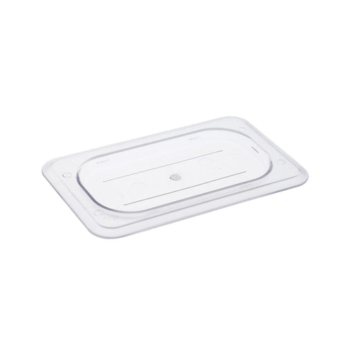 CAC China PCSD-NC Solid Polycarbonate Food Pan Cover 1/9 Size