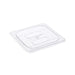 CAC China PCSD-SC Solid Polycarbonate Food Pan Cover 1/6 Size