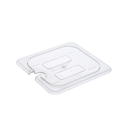 CAC China PCSL-SC Notched Polycarbonate Food Pan Cover 1/6 Size