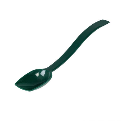Thunder Group PLBS010GR 10" Buffet Spoon, Solid, Polycarbonate, 3/4 oz, Green Color - Dozen