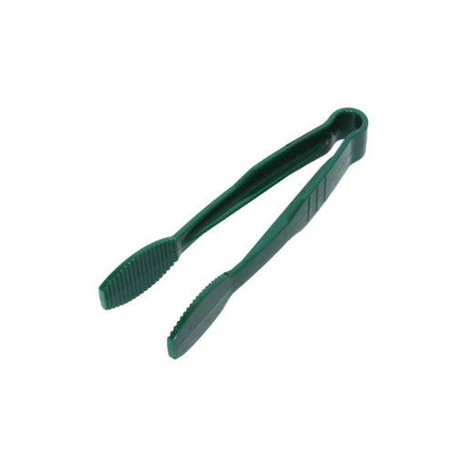 Thunder Group PLFTG006GR 6" Flat Grip Tong, Polycarbonate, Green Color