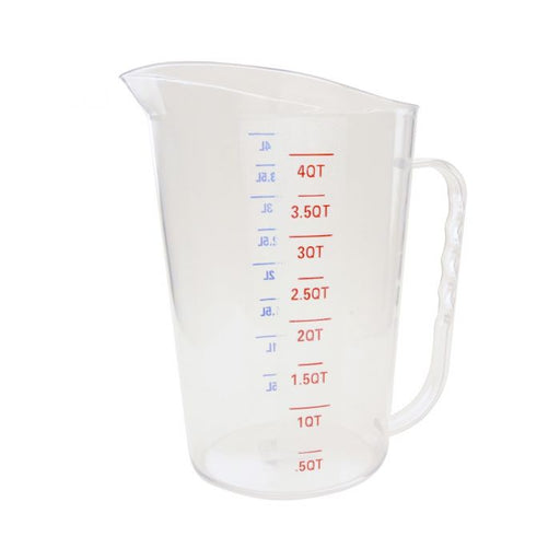 Thunder Group PLMD128CL 4 Liter/4 Quart, Measuring Cup With U.S. And Metric Measurements