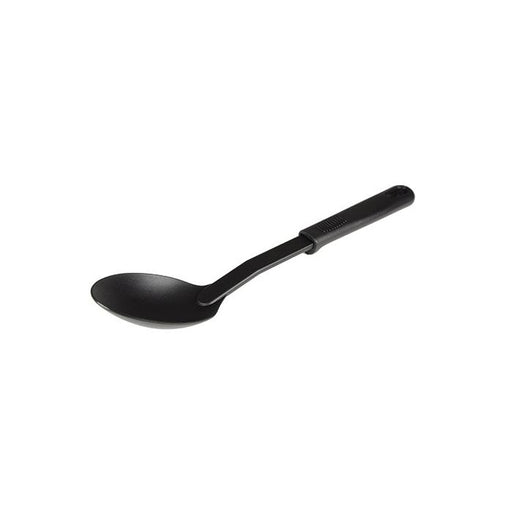 Thunder Group PLPP004BK 11 1/2" Nylon Solid Heat Resistant Spoon, Black, 410 Degrees Fahrenheit