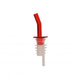 Thunder Group PLPR800RD Red Flow Liquor Pourer Without Collar - Pack Of 12