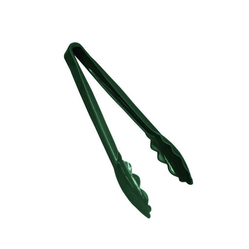 Thunder Group PLSGTG006GR 6" Scallop Grip Tong, Polycarbonate, Green Color