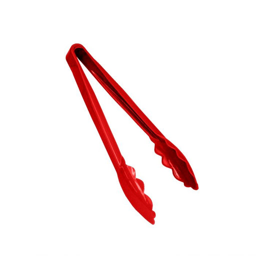 Thunder Group PLSGTG006RD 6" Scallop Grip Tong, Polycarbonate, Red Color