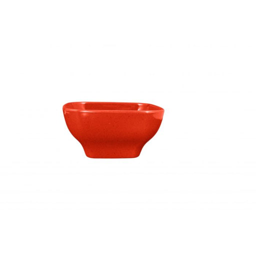 Thunder Group PS3106RD 20 oz, 5 1/2" X 5 1/2" Round Square Bowl, 2 3/4" Deep, Passion Red