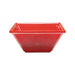 Thunder Group PS5004RD 8 oz, 4" X 4" Square Bowl, 2" Deep, Passion Red