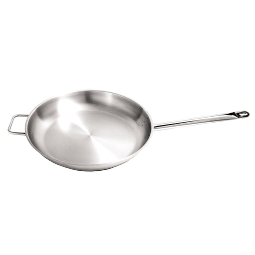 CAC China S1FP-12H Fry Pan Stainless Steel with Helper Handle 12-inches