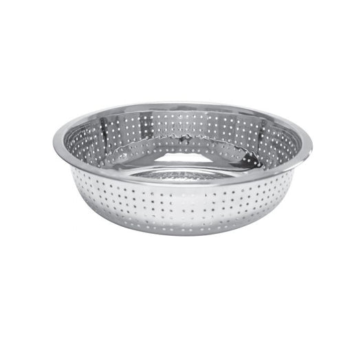 Thunder Group SLCIL13S 13" Chinese Colanders with 2.0 MM Holes, Stainless Steel