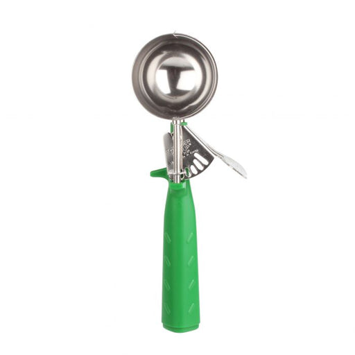 Thunder Group SLDS212P 2 2/3 oz Disher,#12 Green, Triangle Handle