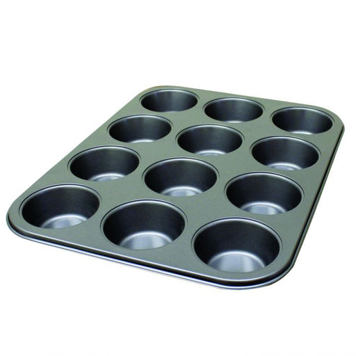 Thunder Group SLKMP012 12 Cup Muffin Pan - Non Stick (0.4M/M), 3.5 oz Each Cup