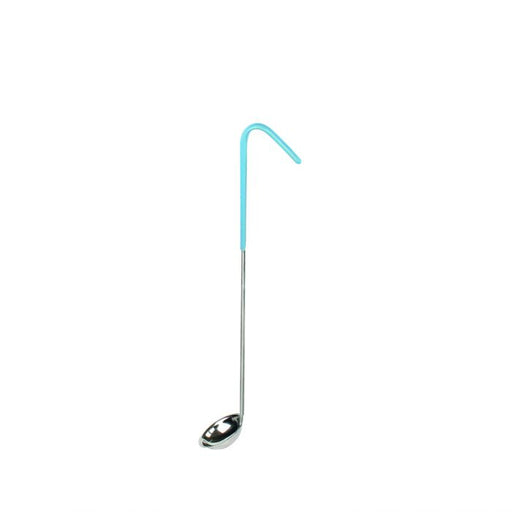 Thunder Group SLOL201 1/2 oz, One Piece Color Coded Ladle, Teal Handle, Stainless Steel