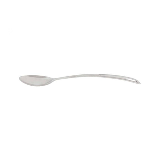Thunder Group SLSBA511 9" Solid Curved Basting Spoon With Hanging Slot, Stainless Steel, 18 Gauge, 1.2 MM Thickness, Heavy-Duty