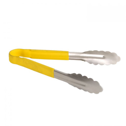 Thunder Group SLTG810Y 10" Stainless Tong, Yellow