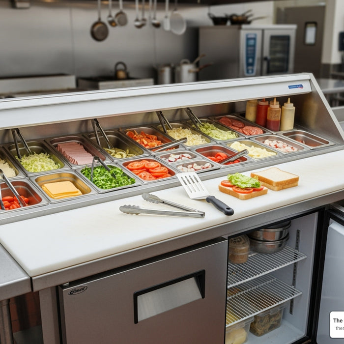Small Footprint, Big Flavor: Your Guide to Single Door Prep Tables
