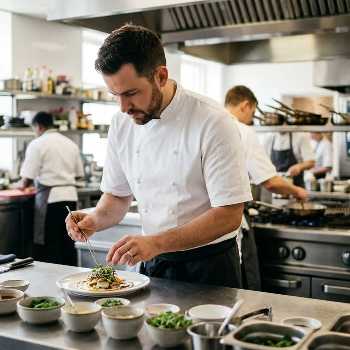 Professional Chef in a modern kitchen