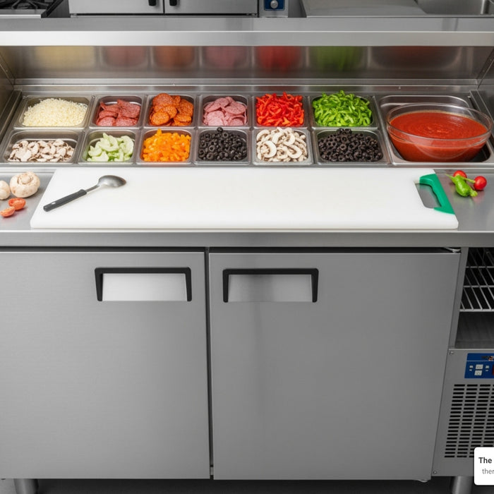 Maxx Cold to Avantco: The Best 2-Door Pizza Prep Fridges Reviewed
