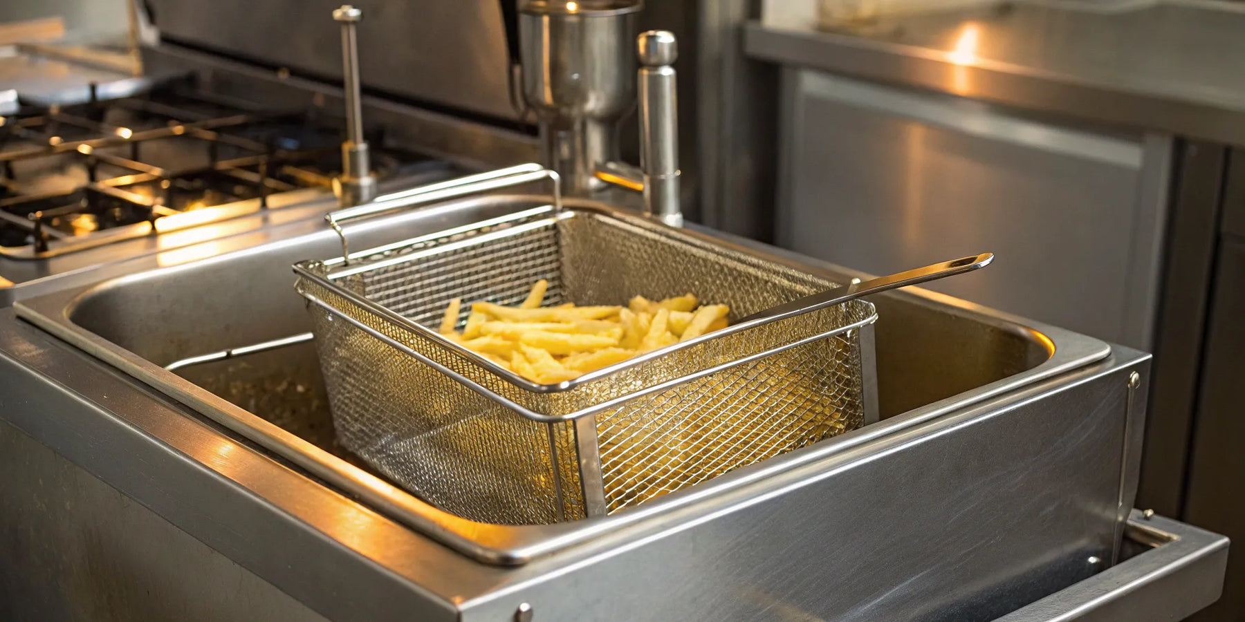 40 lb commercial deep fryer.