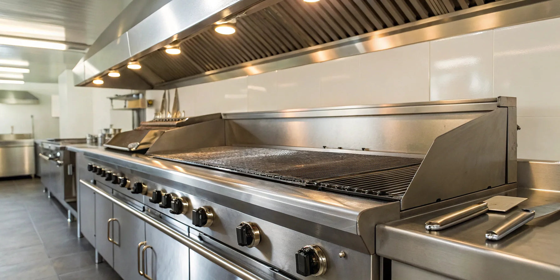 A commercial electric flat top grill, a top choice for restaurant kitchens.