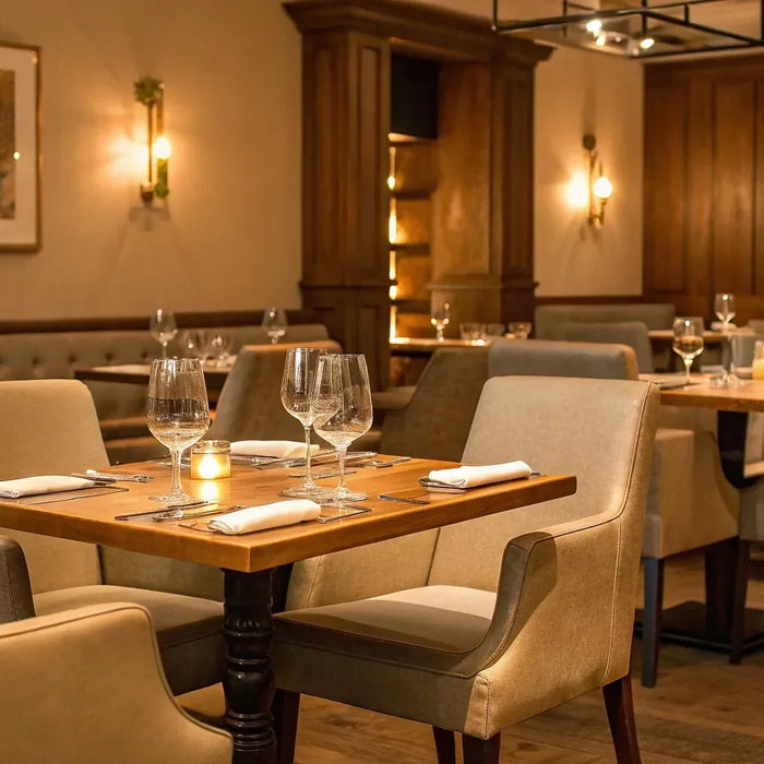 Stylish tables and chairs from one of the best restaurant furniture stores.