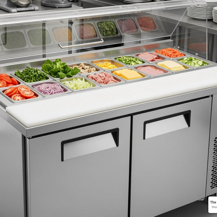 Unlocking Efficiency: The Ultimate 2-Door Sandwich Prep Table Roundup