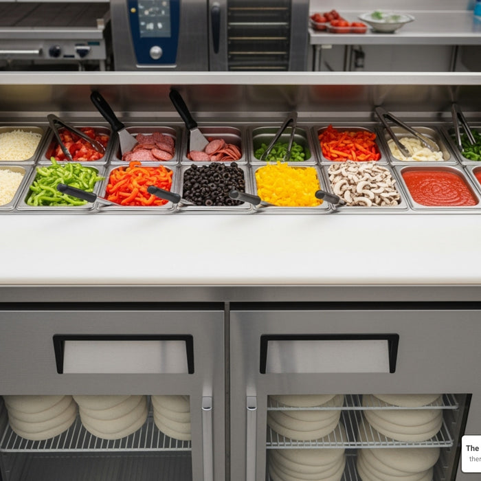 48 Inch Pizza Prep Tables: Your Compact Culinary Command Center