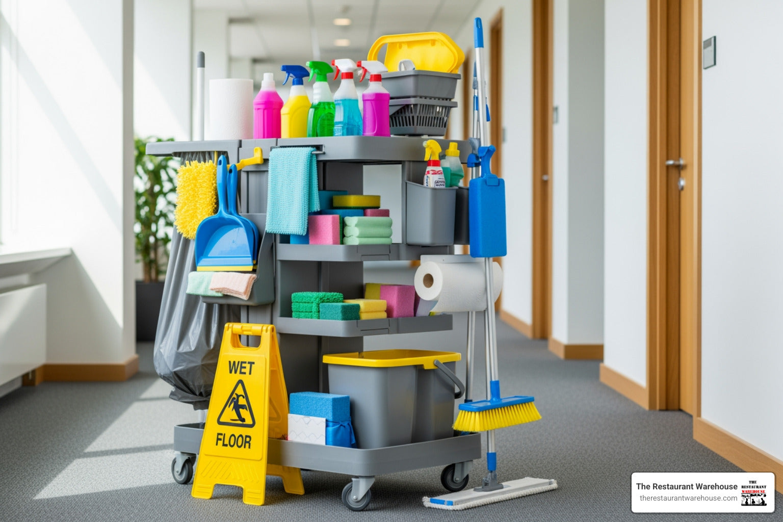 Janitorial Cleaning Carts: Secure Your Tools, Streamline Your Clean