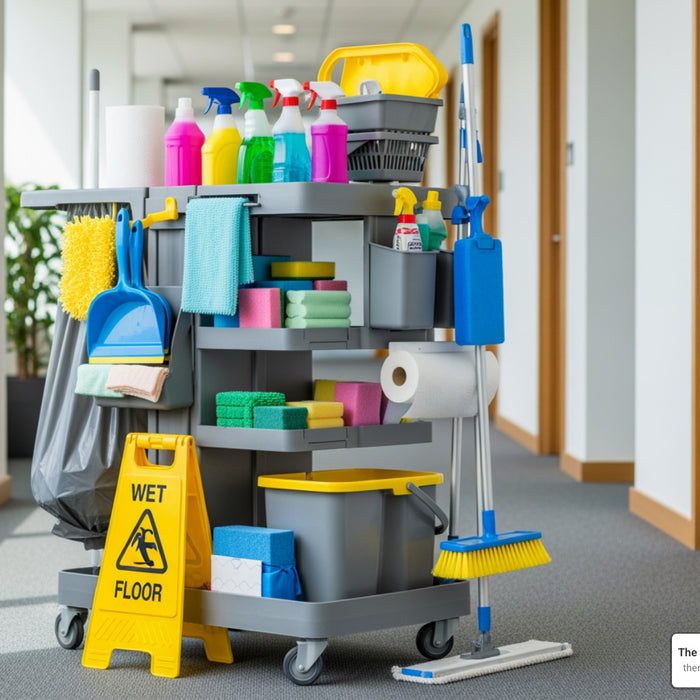 Janitorial Cleaning Carts: Secure Your Tools, Streamline Your Clean
