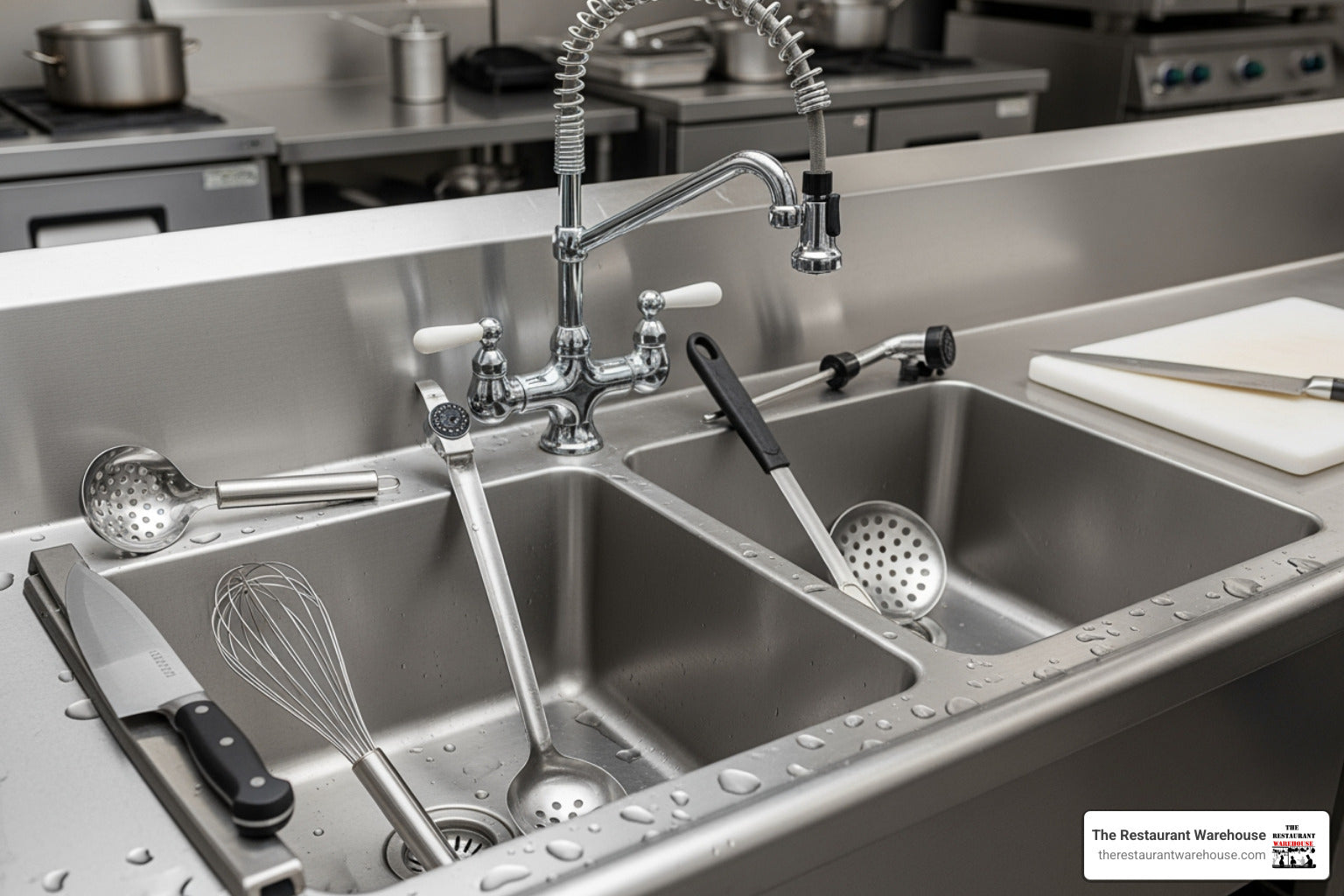 Why Every Restaurant Needs a 2-Bay Sink