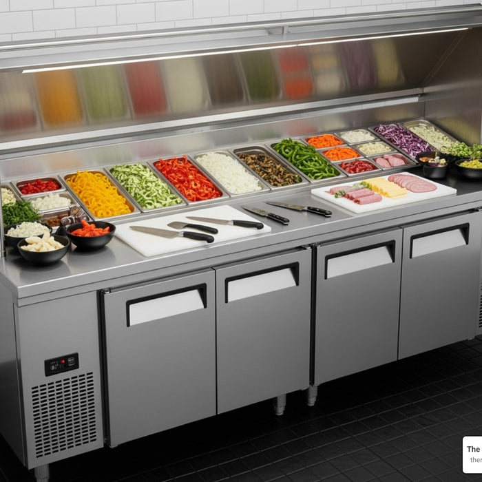 Big Prep, Big Flavor: Top 72-Inch Mega Top Prep Tables