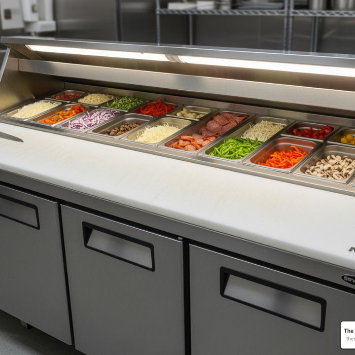 Command Your Kitchen: A Look at 93-Inch Pizza Prep Tables