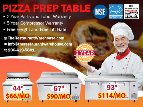 Pizza Prep Tables