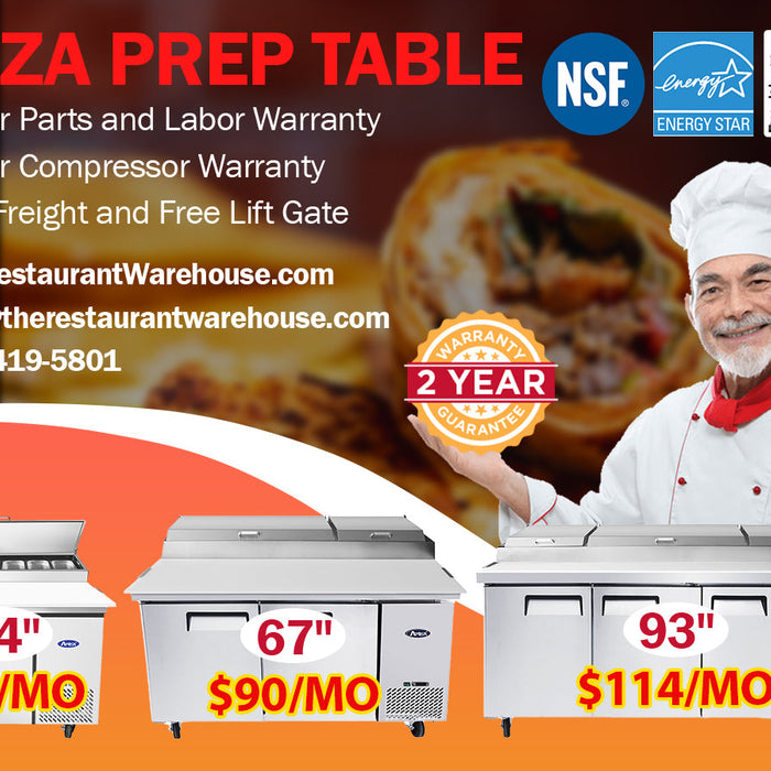 Pizza Prep Tables