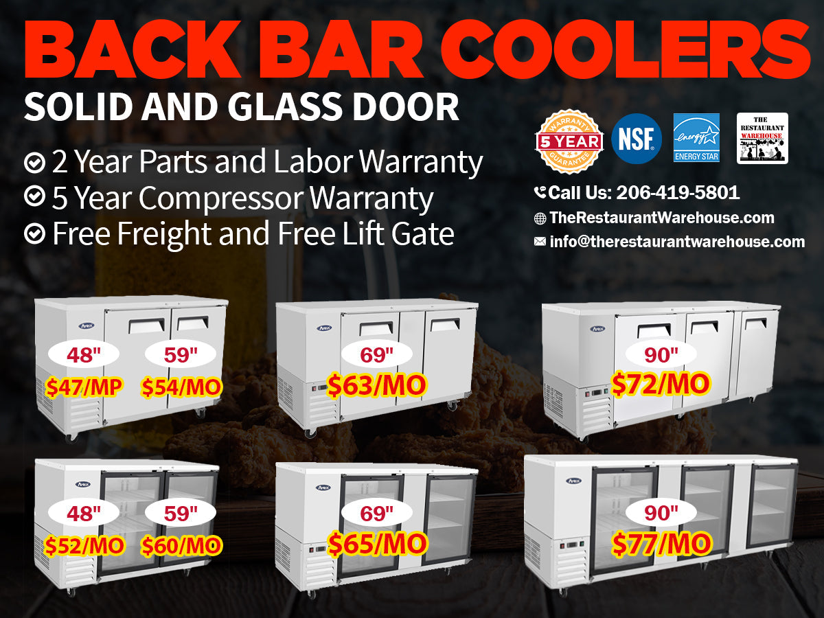 Canned Beer Back Bar Cooler