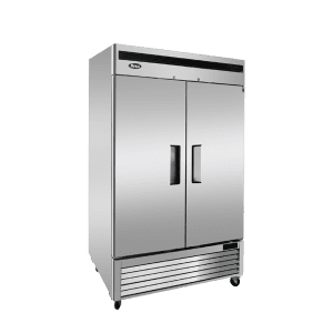 2 Door Stainless Steel Fridge