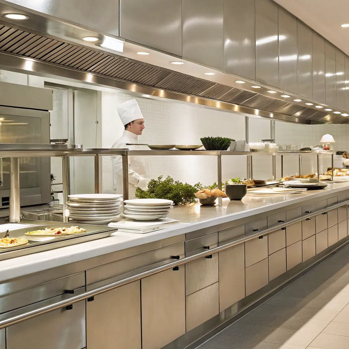Commercial kitchen equipment and supplies inside The Restaurant Store in Harrisburg, PA.