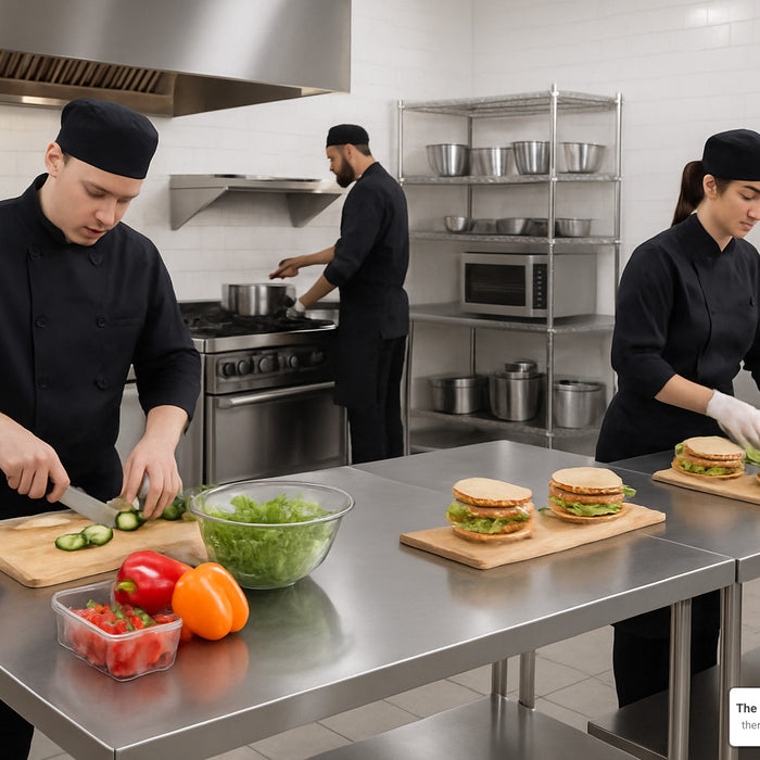Steel the Show in Your Kitchen with Commercial Stainless Steel Tables