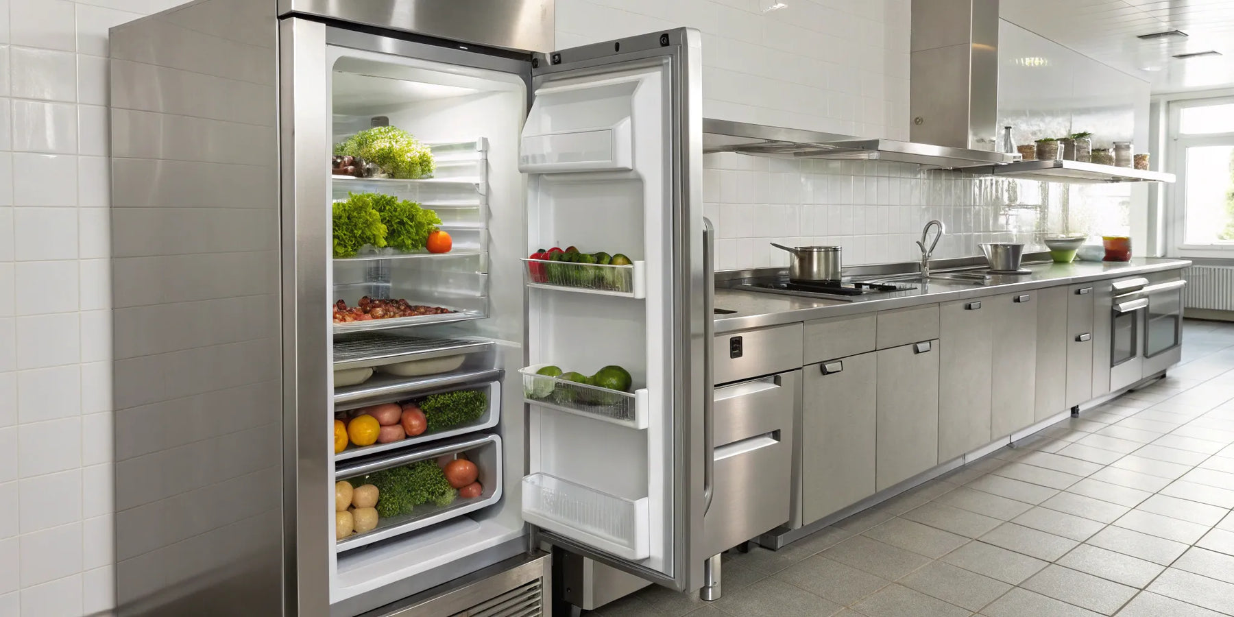 Atosa 1-door refrigerator.