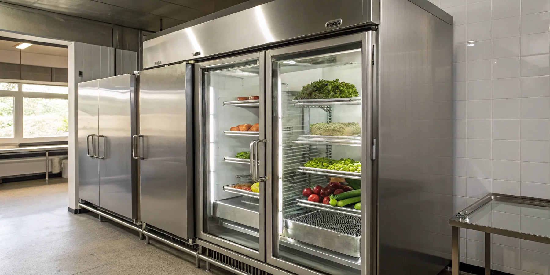 Atosa 3-door cooler.