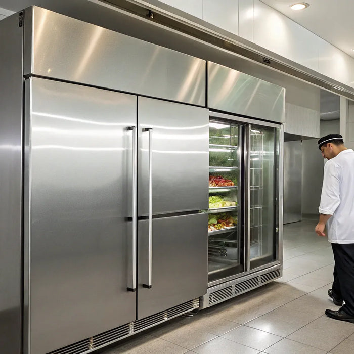 Atosa 3-door commercial freezer.