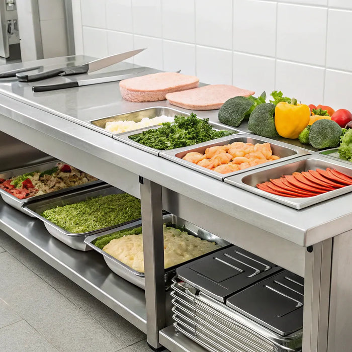 Atosa 48" sandwich prep table.