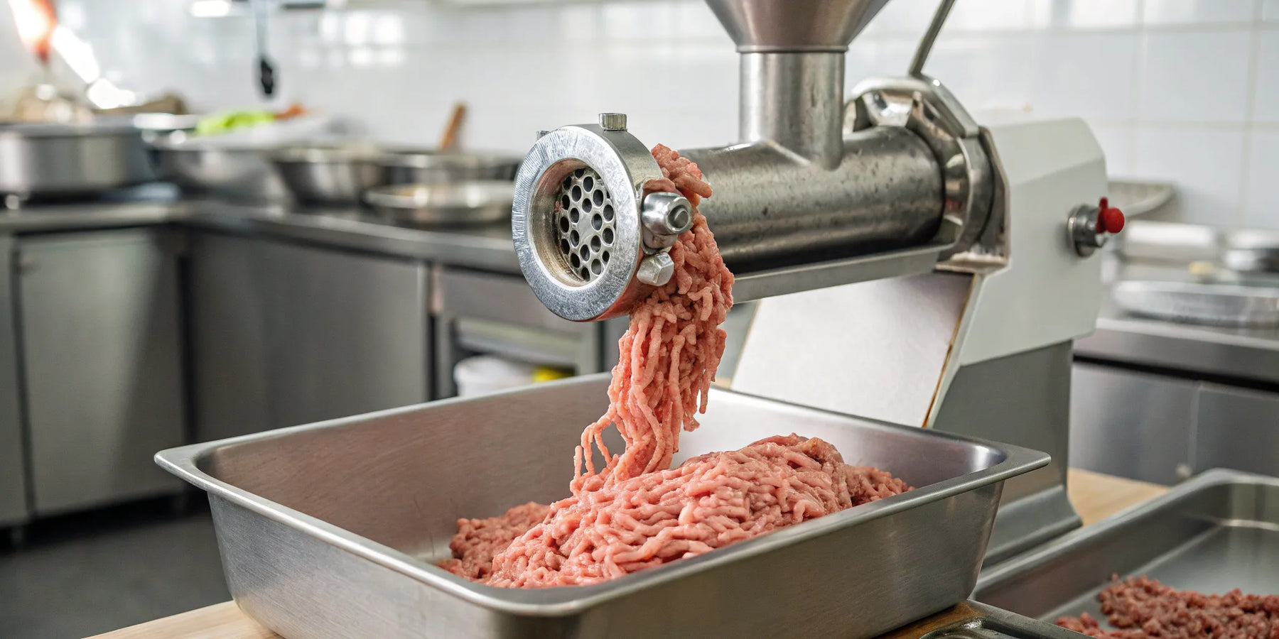 1.5 HP meat grinder.