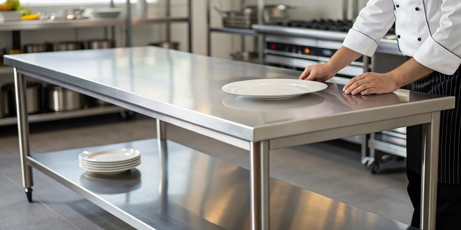 18x30 stainless steel table.