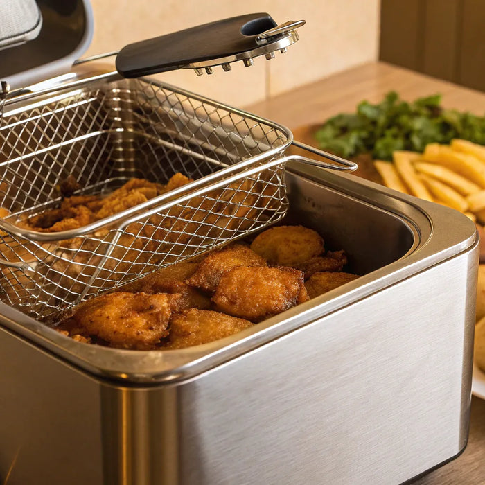 Commercial deep fryer for sale.