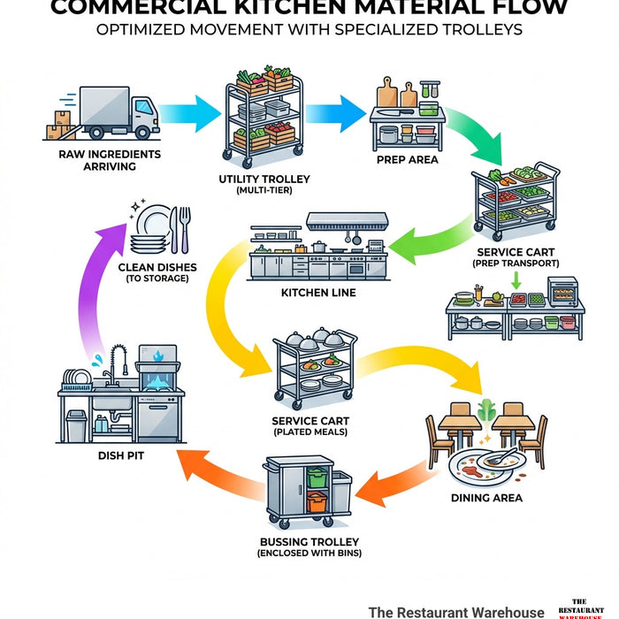 From Bus Carts to Utility Carts: Finding Your Perfect Commercial Kitchen Trolley